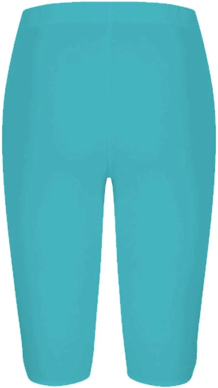 aihihe Capri Leggings for Women High Waist Knee Length Strethcy Legging 2024 Summer Cropped Pants Casual Solid Comfy Tights