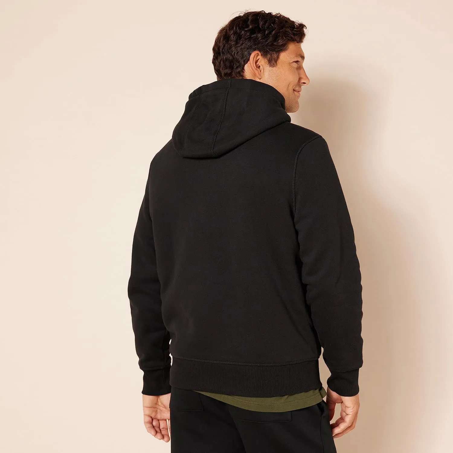 Amazon Essentials Men's Hoodies, Sherpa-Lined Pullover