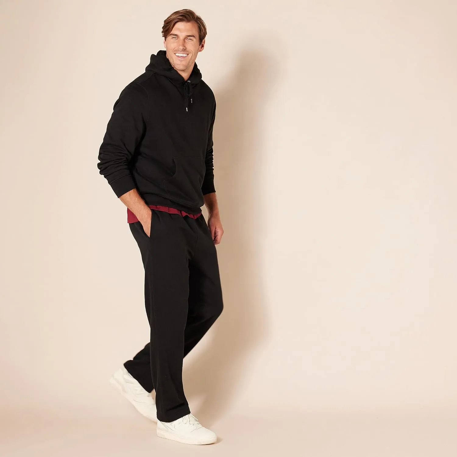 Amazon Essentials Men's Hoodies, Sherpa-Lined Pullover