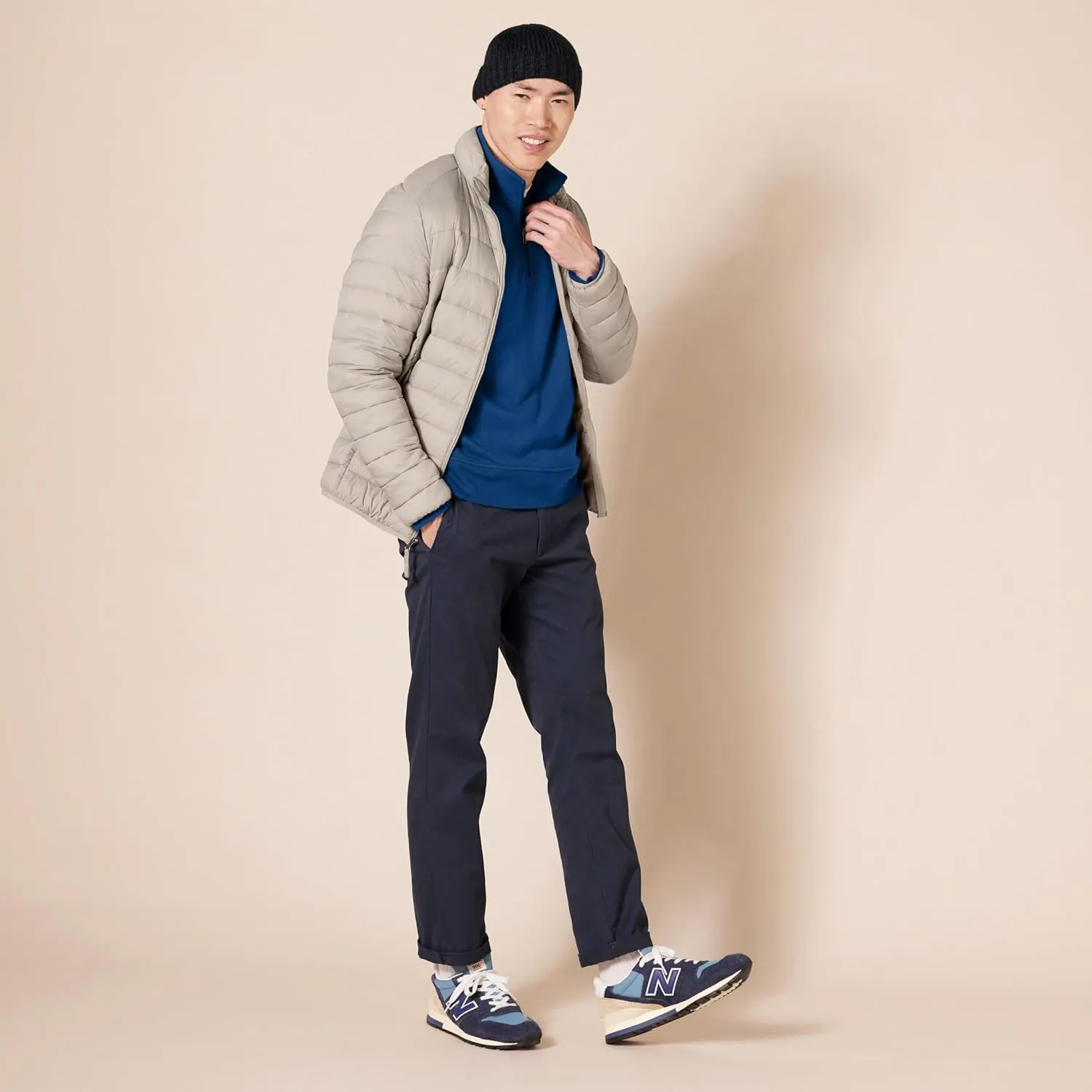 Amazon Essentials Men's Long-Sleeve Quarter-Zip Fleece Sweatshirt