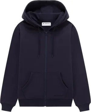 BETTERCHIC Men's Hooded Sweatshirt Athletic Soft Brushed Fleece Hoody Drawstring Full Zip Up Hoodie Size S-3XL