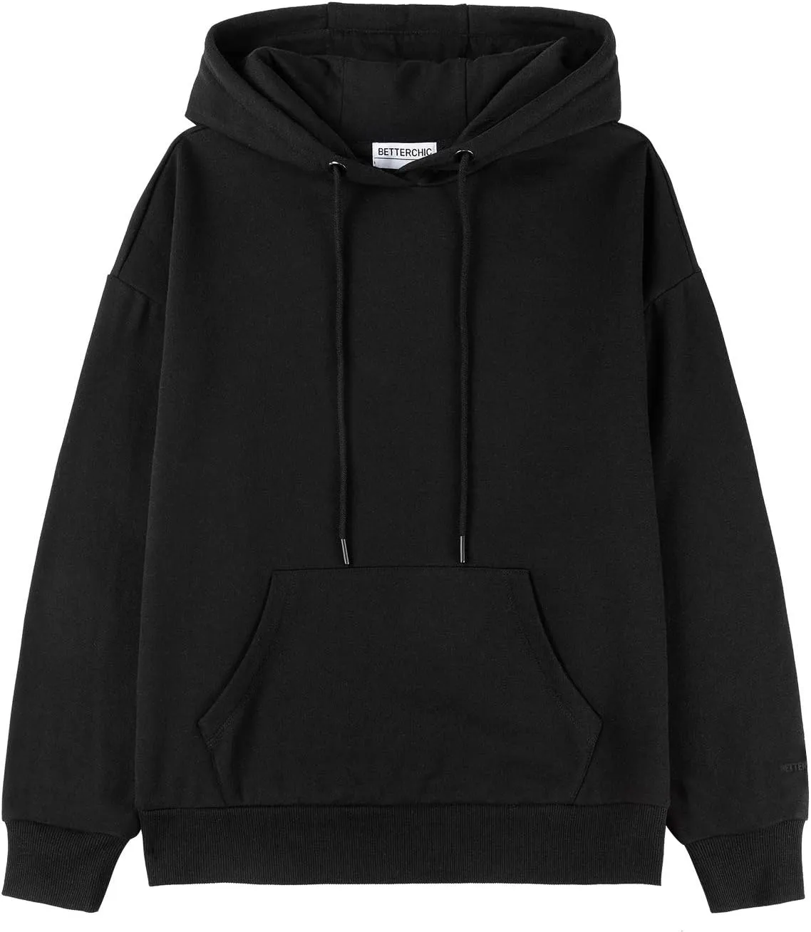 BETTERCHIC Women's Casual Hooded Sweatshirt Soft Brushed Fleece Pullover Hoodie Size S-2XL