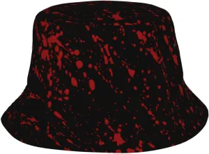 Blood Soaked, Bloody Horror Fright Halloween Sun Hats Washed Denim Bucket Hats Packable Beach Hats