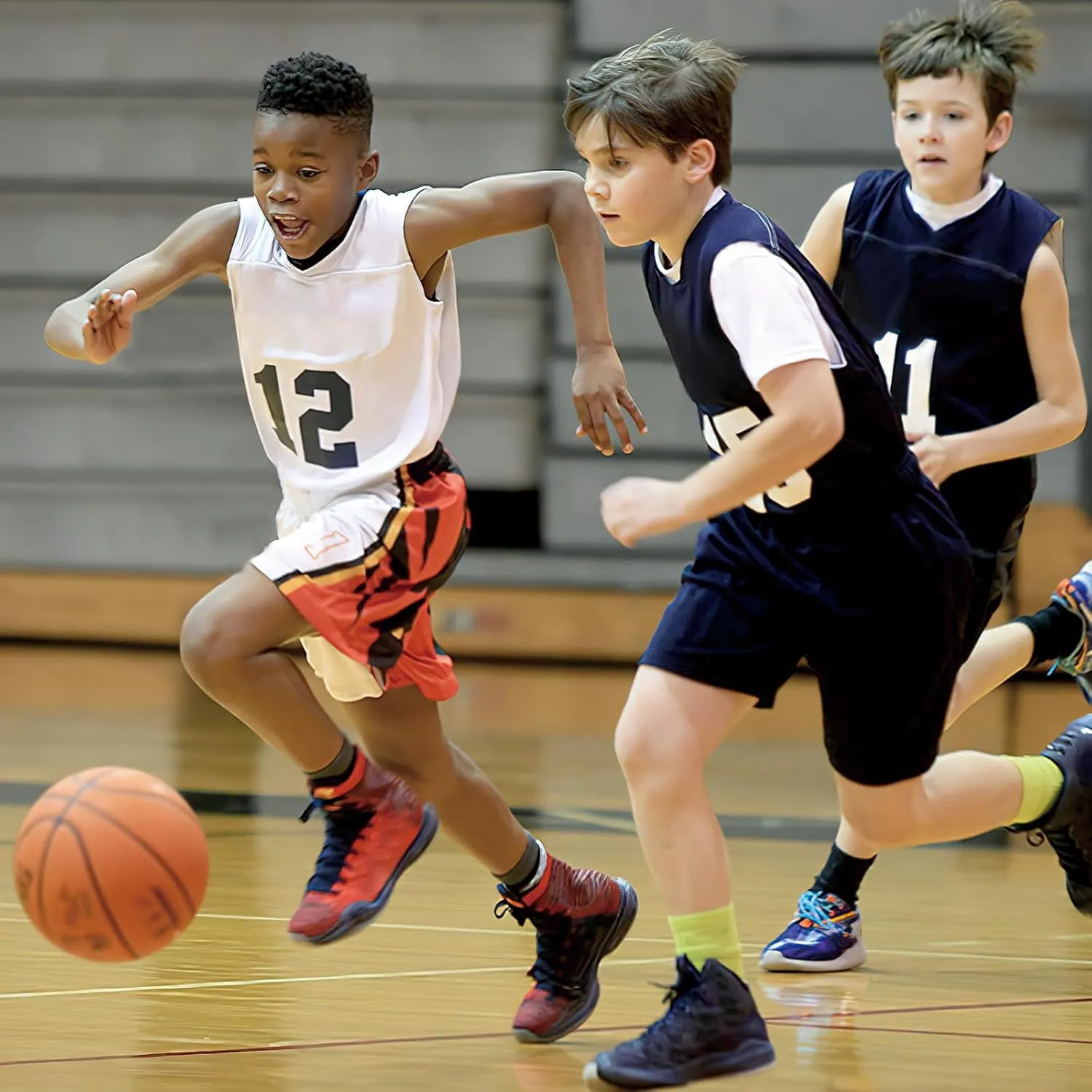 Boys Compression Shorts - Athletic Underwear for Basketball Spandex Shorts Sport Workout Base Layer Side Pocket