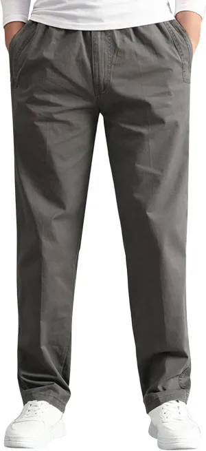 Cargo Pants for Men Big and Tall, Pants Men's Cargo Trousers Work Ripstop Cargo Pants Lightweight Cotton Jogger Work