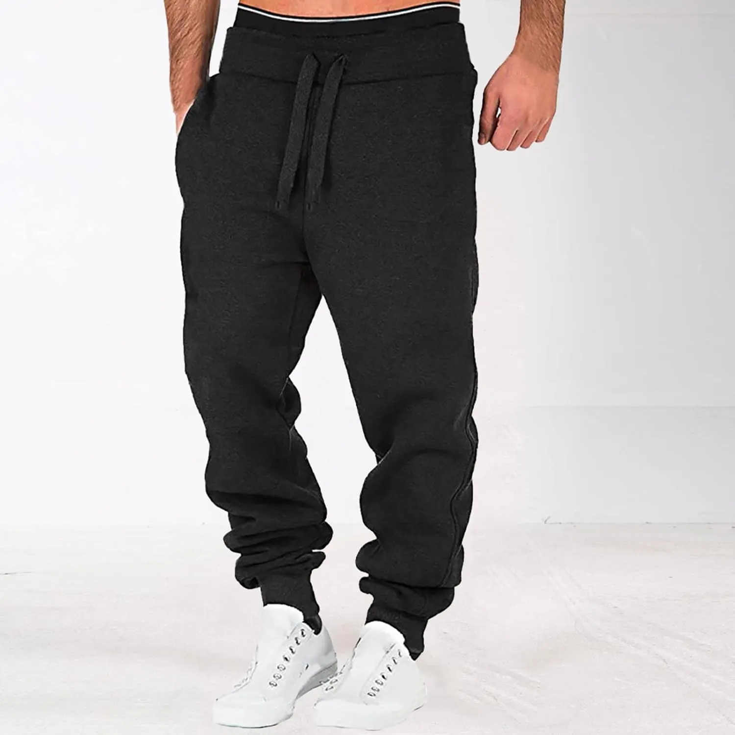 Cargo Pants for Men Joggers Joggers for Men Athletic Sweatpants for Workout Jogging Running Men's Fleece Jogger Pant