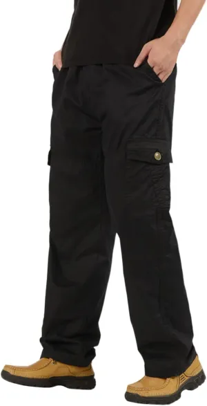 Cargo Pants for Men Relaxed Fit Casual Men's Sweatpants Hip Hop Tapered Gym Running Workout Pants Letter Print Fleece