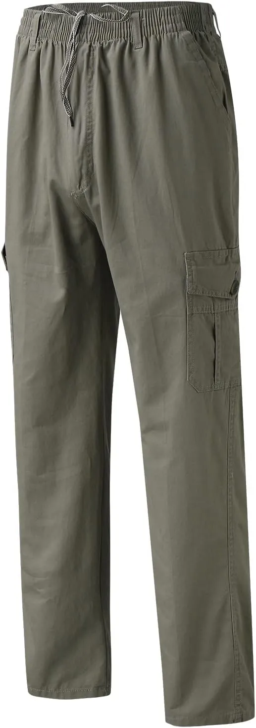 Cargo Pants for Men Relaxed Fit Men's Hiking Cargo Pants Slim Fit Stretch Jogger Cycling Waterproof Pant with Pockets