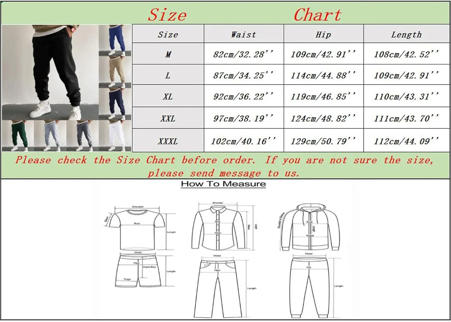 Cargo Sweatpants for Men Men Men's Active Basic Jogger Fleece Joggers Pants Men Outdoor Pocket Drawstring Solid Color