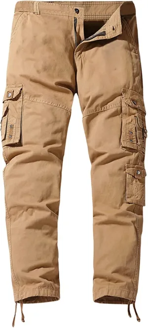 Cargo Trousers for Men Pants Casual Rope Loose Heavyweight Fit Cargo for Men Loose Sports Trousers Pants with Pockets