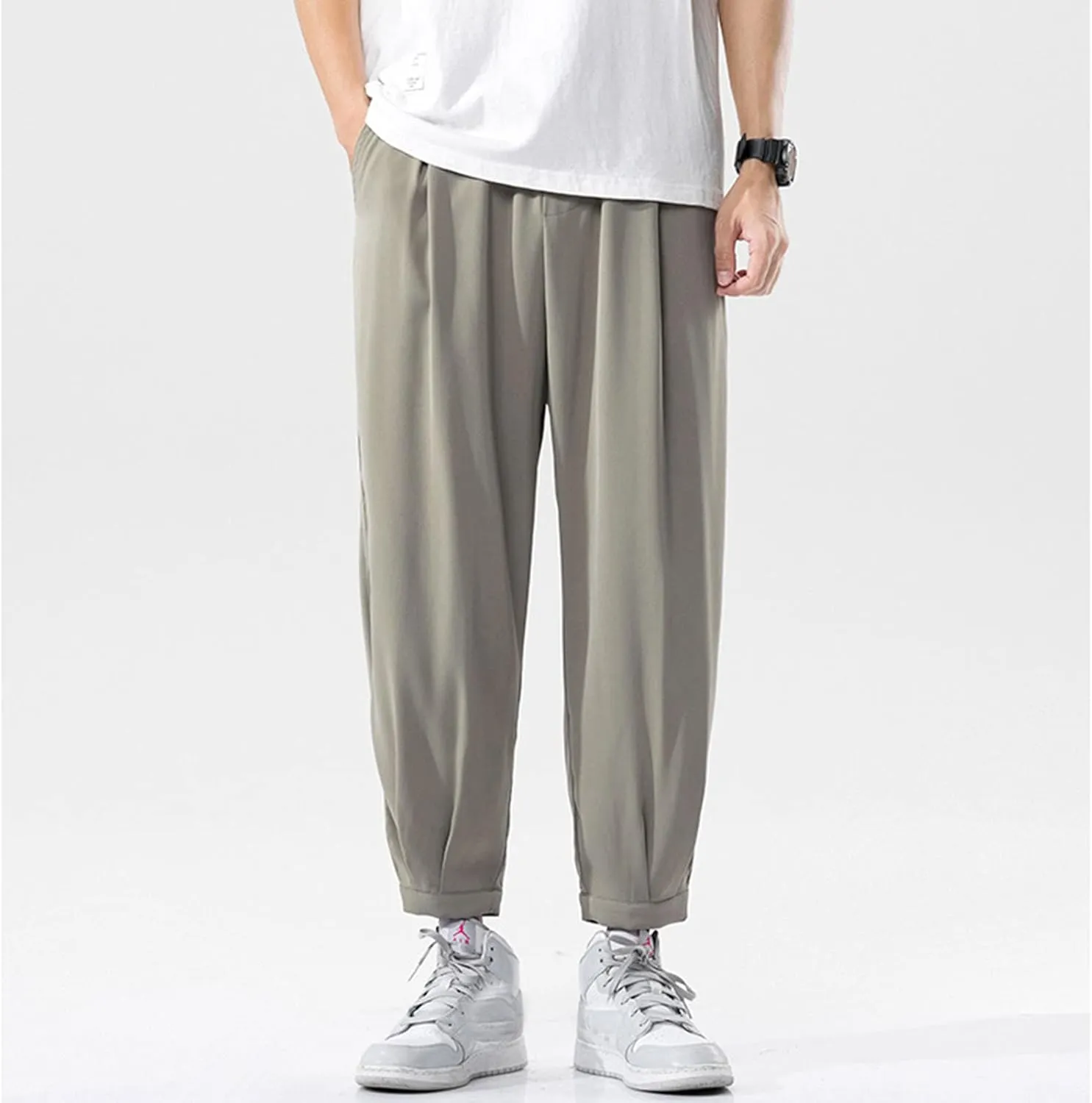 Cargo Trousers for Men Sweatpants for Men with Pockets Mens Fashion Joggers Sports Pants Casual Cotton Cargo Pants
