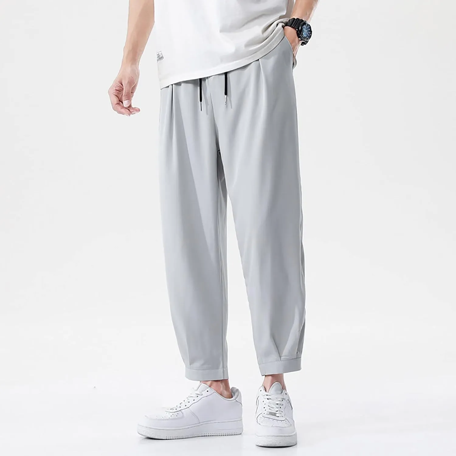 Cargo Trousers for Men Sweatpants for Men with Pockets Mens Fashion Joggers Sports Pants Casual Cotton Cargo Pants