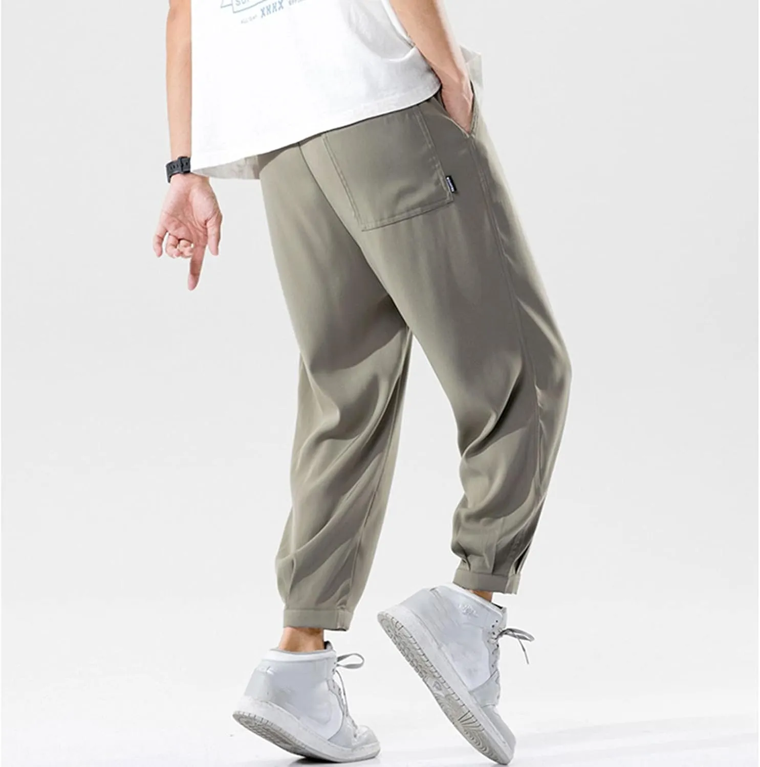 Cargo Trousers for Men Sweatpants for Men with Pockets Mens Fashion Joggers Sports Pants Casual Cotton Cargo Pants