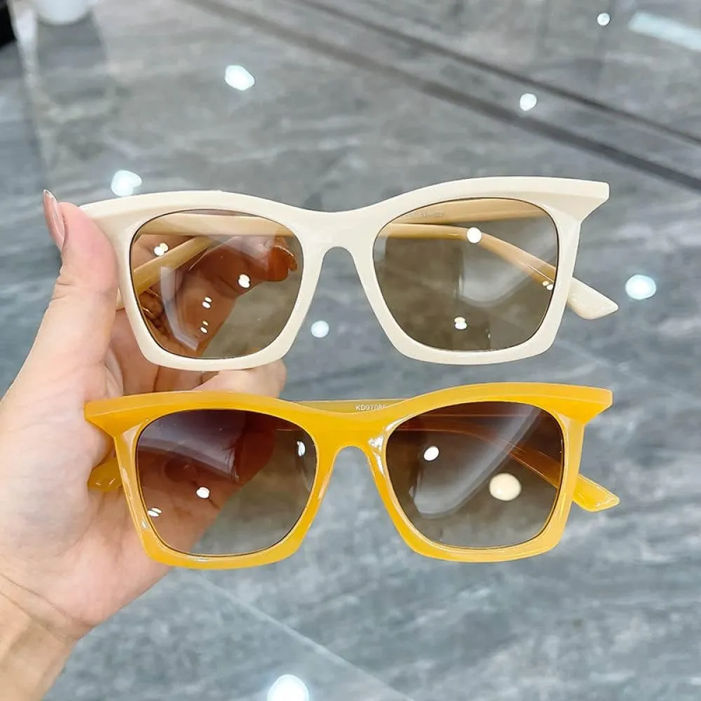 CGZWFERA-Retro Sunglasses Women Vintage Gradient Glasses Retro Cat eye Sun glasses Female Eyewear UV400