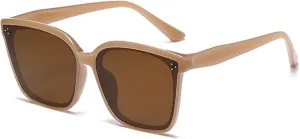 Classic Retro Oversize Sunglasses Woman Big Frame Gradient