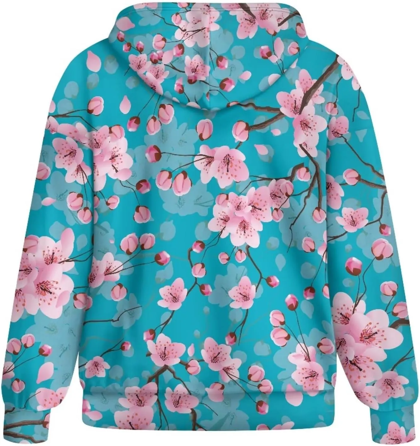 Coloranimal Zip Up Hoodie Sweatshirt for Women Casual Activewear with Pockets Workout Top Long Sleeve Athletic Hoodie