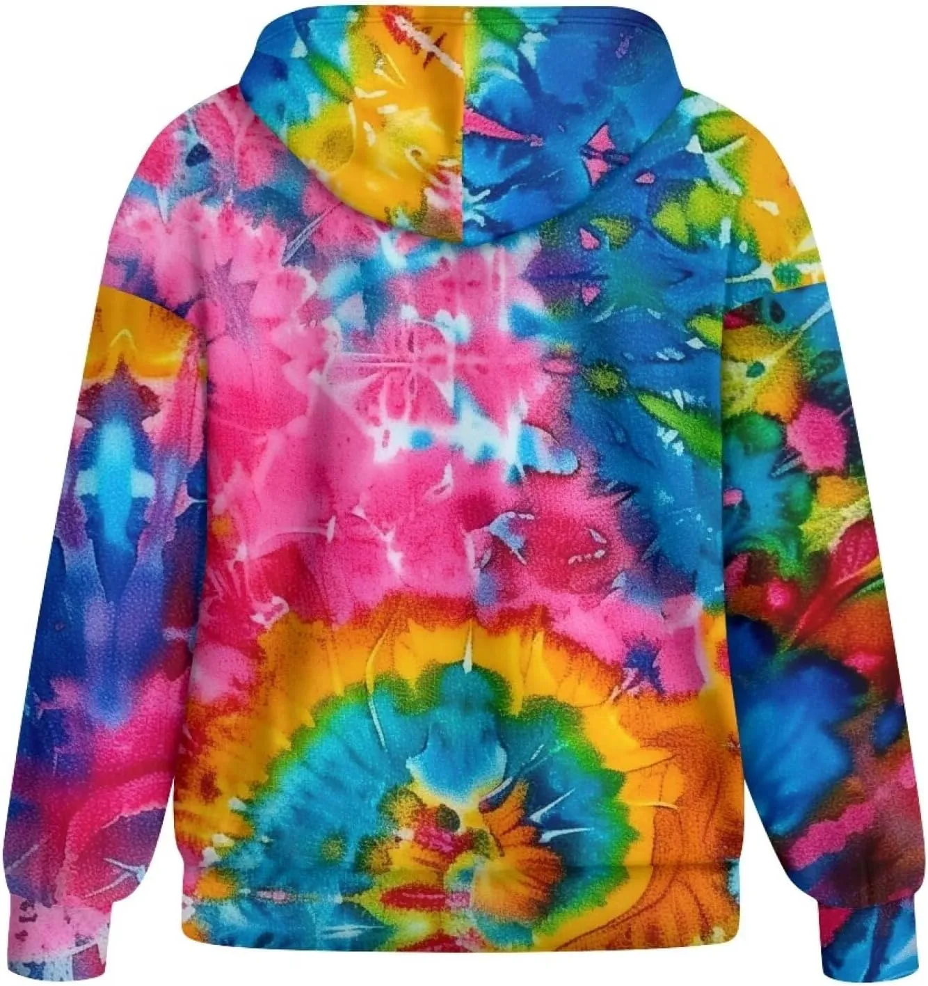 Coloranimal Zip Up Hoodie Sweatshirt for Women Casual Activewear with Pockets Workout Top Long Sleeve Athletic Hoodie