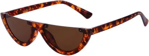 Cool Small Size Half Frame Cat Eye Sunglasses Women Fashion Sun glasses Vintage Shades UV400