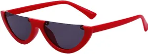 Cool Small Size Half Frame Cat Eye Sunglasses Women Fashion Sun glasses Vintage Shades UV400