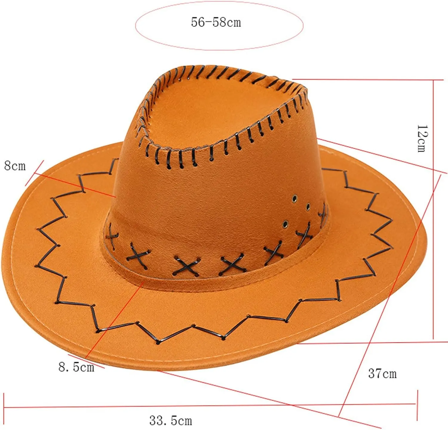 Cowboy Hat Men Western Cowboy Hats for Men and Women Fedora Hat Cowboy Style Hat Wide Brim Travel Sun Cap