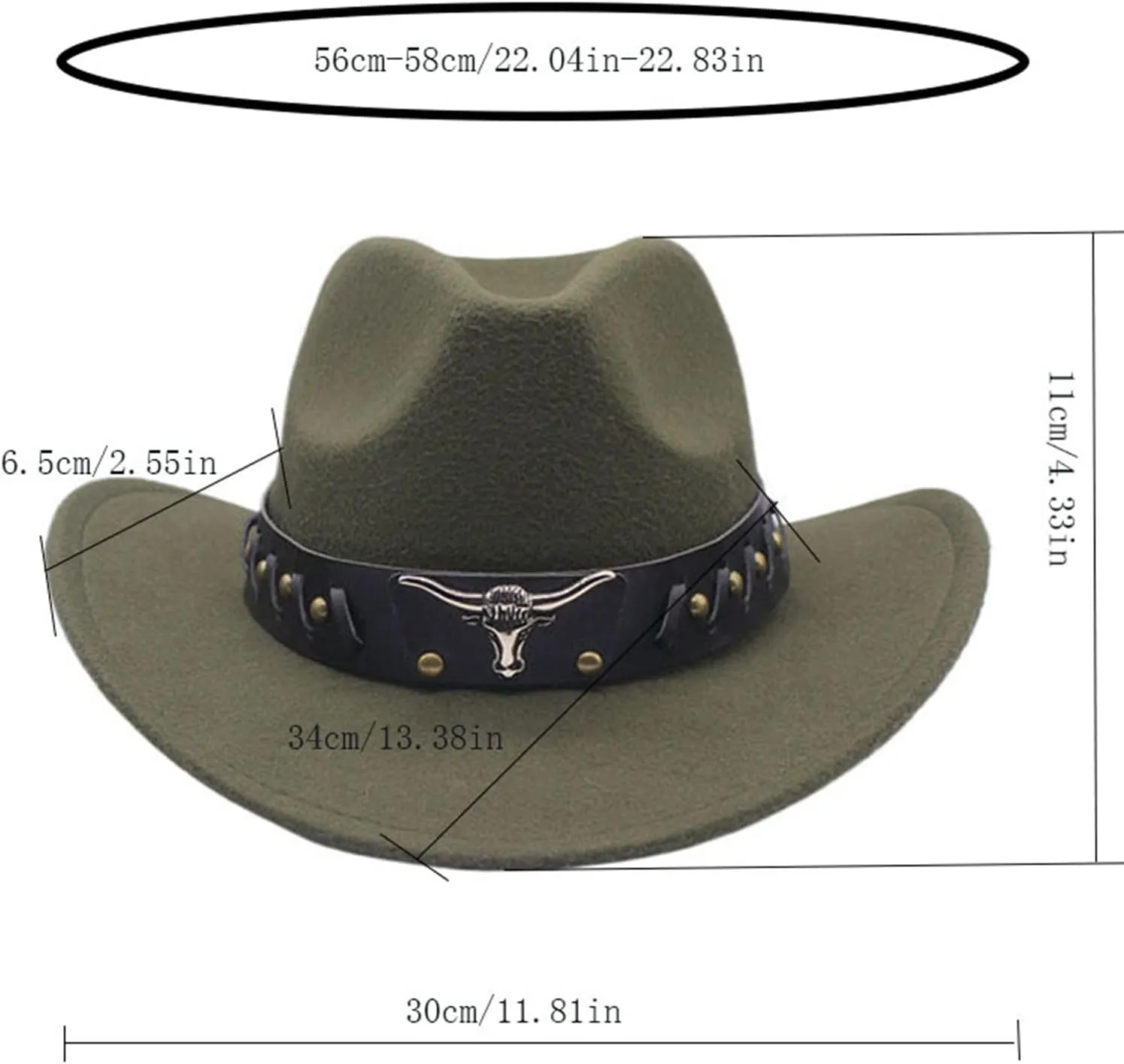 Cowboy Hats for Women Men Adult Western Vintage Sun Hats Rolled Wide Brim Dress Hats Rhinestone Retro Bucket Hats