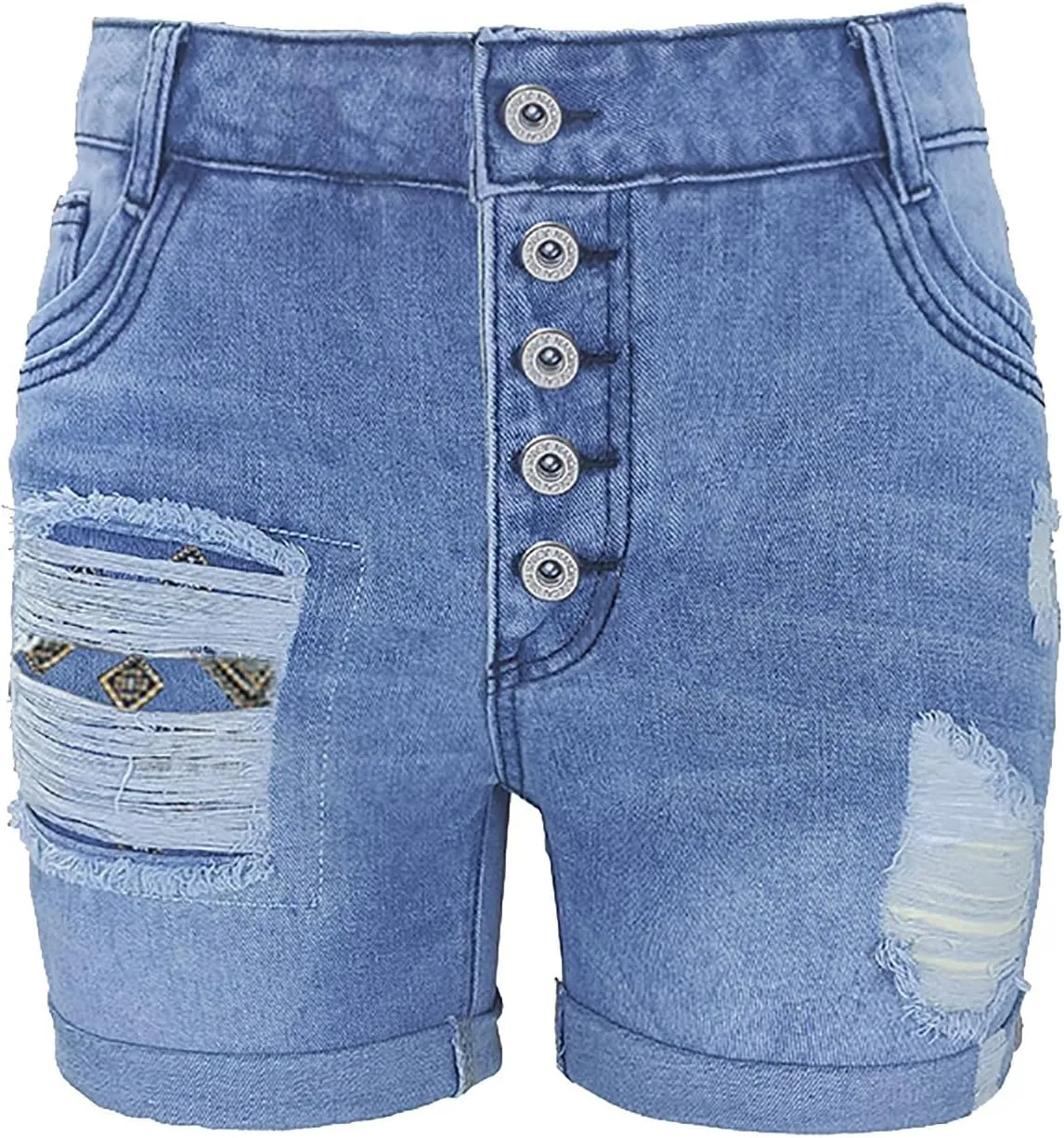 Denim Shorts for Women Stylish High Waisted Jean Shorts 2024 Summer Hem Distressed Short Jeans Causal Comfy Jean Shorts
