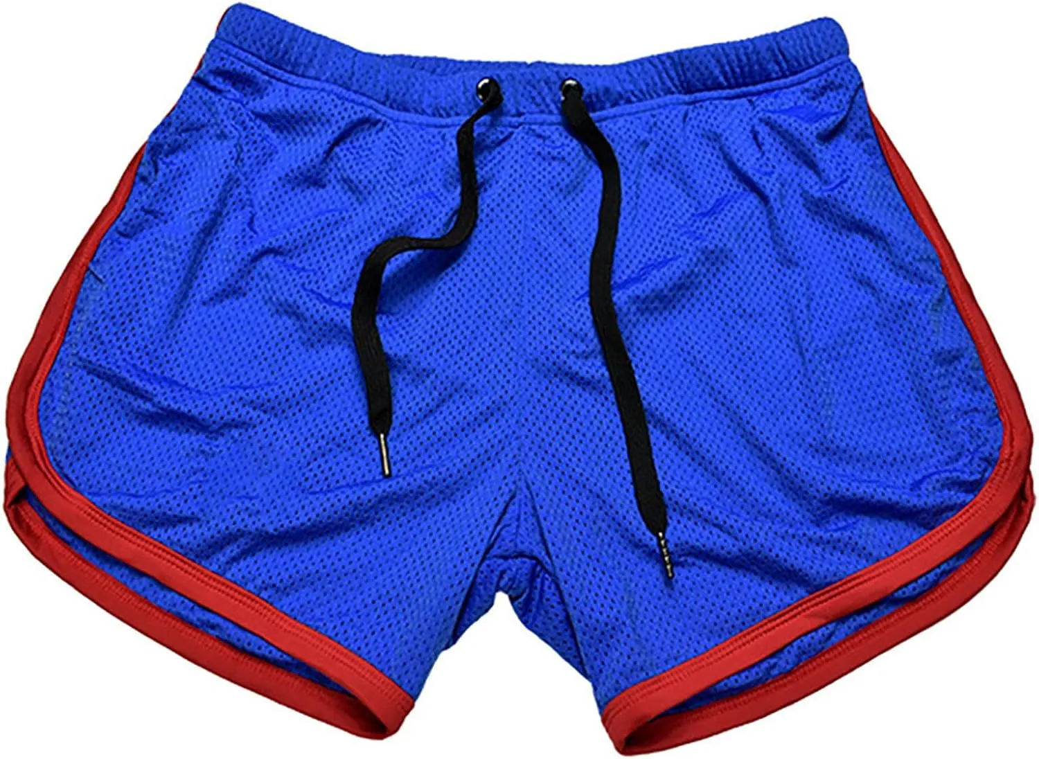 Exercise Shorts for Men Breathable Activewear with Drawstring Funny Slim Fit Running Short Shorts Casual Short