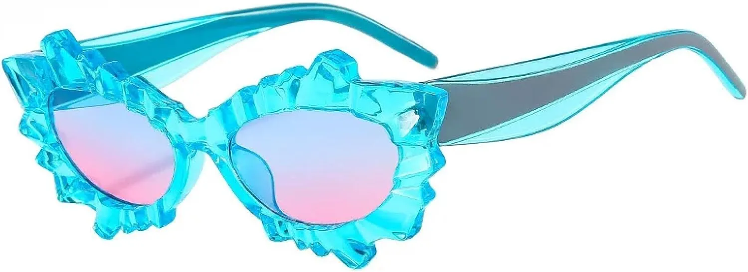 Fashion Cat Eye Sunglasses for Women Punk Gradient Trends Men Uv400