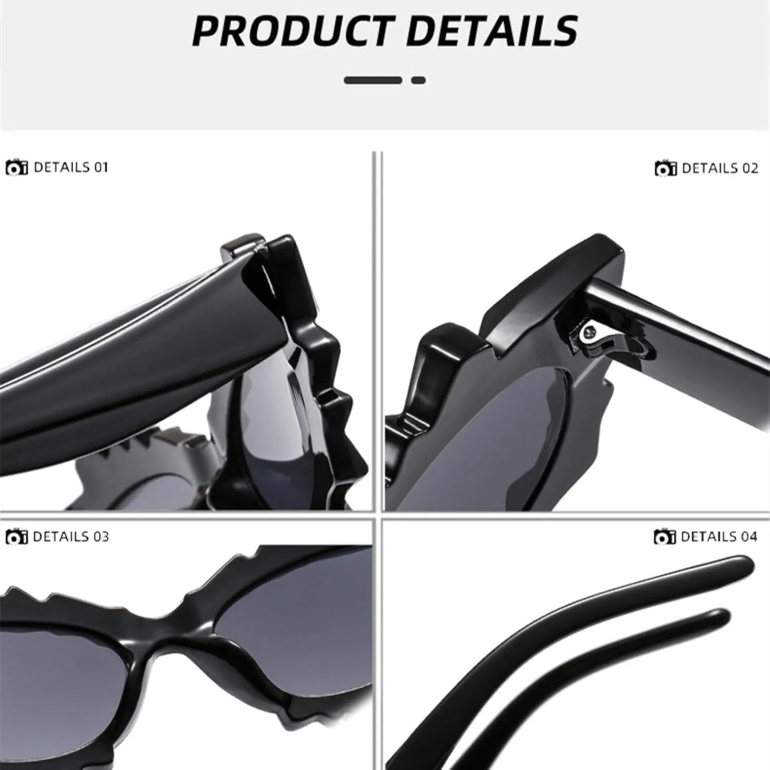 Fashion Cat Eye Sunglasses for Women Punk Gradient Trends Men Uv400