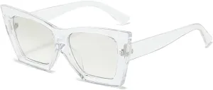 Fashion Cat Eye Sunglasses for Women Retro Jelly Color Trending Uv400