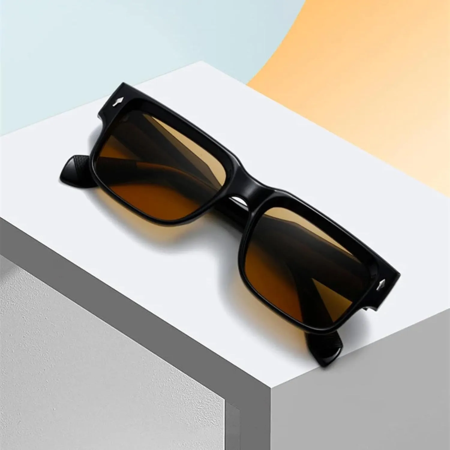 Fashion Men Rivets Sunglasses Uv400 Retro Women Leopard