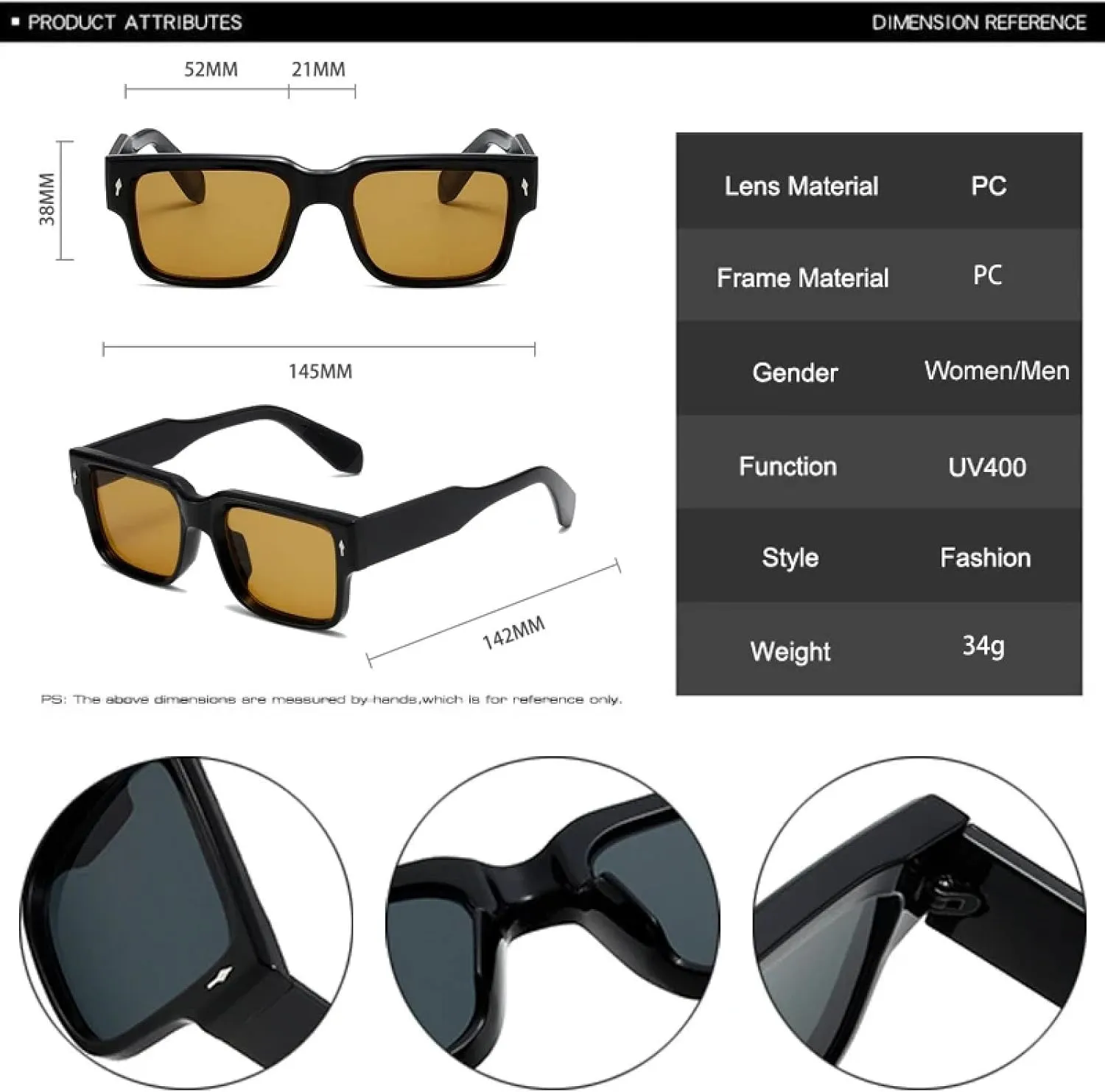 Fashion Men Rivets Sunglasses Uv400 Retro Women Leopard