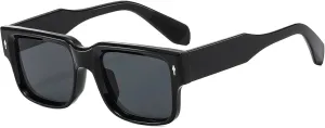 Fashion Men Rivets Sunglasses Uv400 Retro Women Leopard