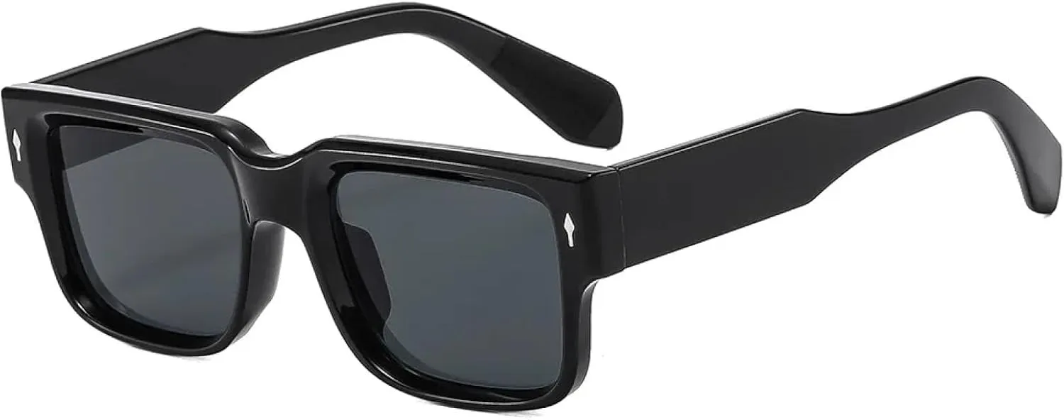 Fashion Men Rivets Sunglasses Uv400 Retro Women Leopard