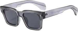 Fashion Men Sunglasses Retro Shades Uv400 Rivets Women Punk Olive Trending