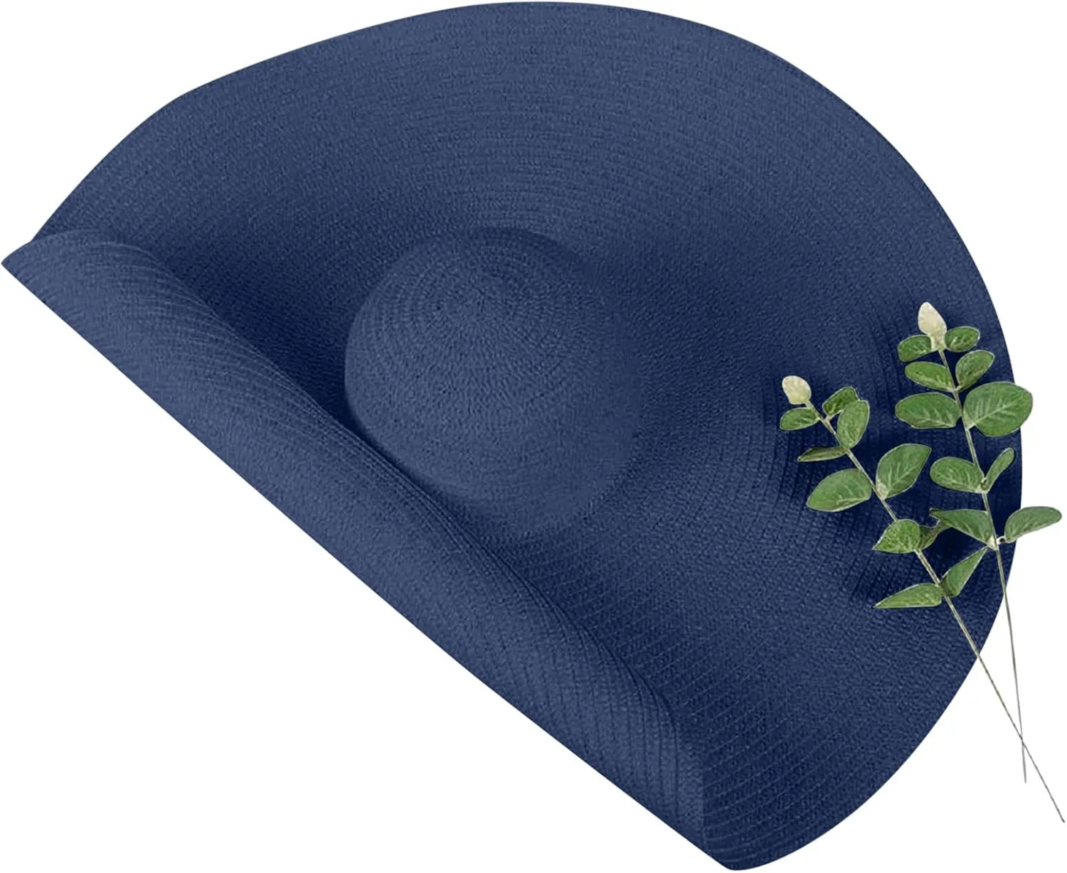 Fashion Oversized Brim Sun Hat Beach Anti-UV Sun Protection Cap Hat UPF 50  Wide Coverage Straw Caps