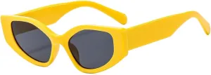 Fashion Polygon Cat Eye Women Sunglasses Vintage Uv400 Men Trending