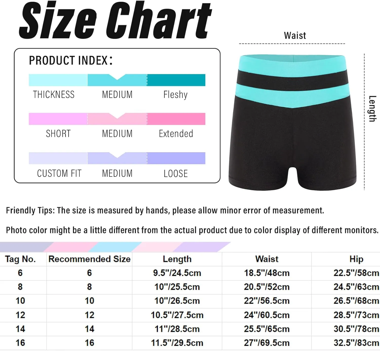 Girls Athletic Running Shorts Summer Board Shorts Quick Dry Swim Trunks Active Yoga Dance Shorts