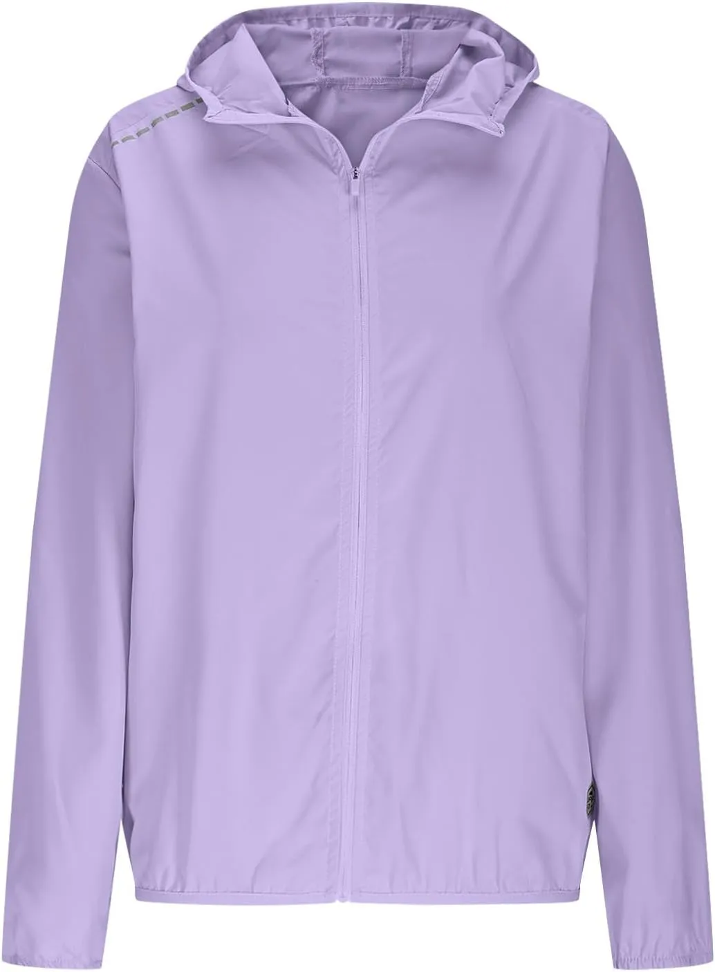 Graceful Loose Sun Protective Suits for Women Fashionable Hooded Breathable Thumb Button Jackets Biking Outdoor