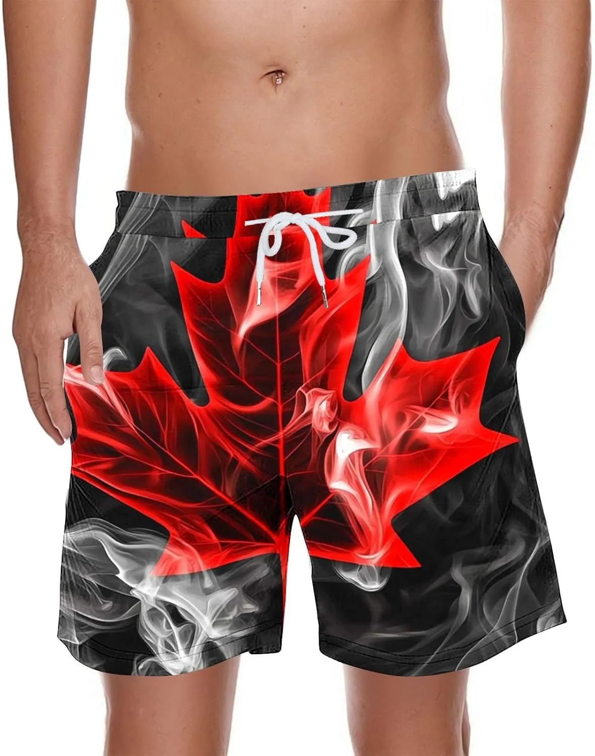 Gym Basketball Mens Cargo Shorts Elastic Waistband Drawstring Summer Casual Cotton Big & Tall Relaxed Fit Work Shorts