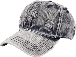 Hat Distressed Hip Ripped Trucker Sun Baseball Hat Women Hop Denim Hat Adjustable Men Cap Cap M Quick 00