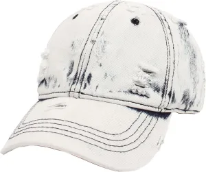 Hat Distressed Hip Ripped Trucker Sun Baseball Hat Women Hop Denim Hat Adjustable Men Cap Cap M Quick 00