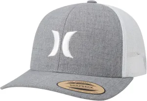 Hurley Men's Caps - Del Mar Mesh Panel Baseball Cap Trucker Hat - Snap Back Hats for Men