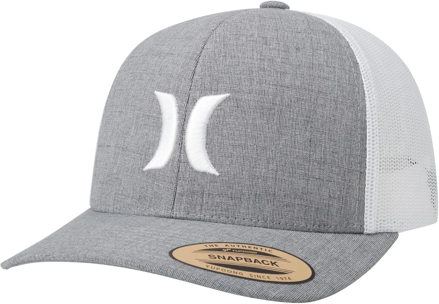 Hurley Men's Caps - Del Mar Mesh Panel Baseball Cap Trucker Hat - Snap Back Hats for Men