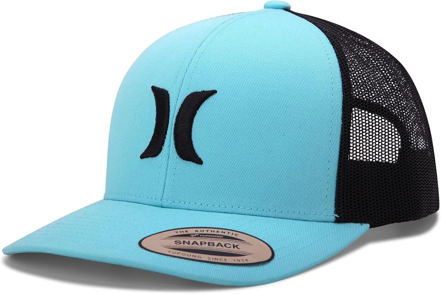 Hurley Men's Caps - Del Mar Mesh Panel Baseball Cap Trucker Hat - Snap Back Hats for Men