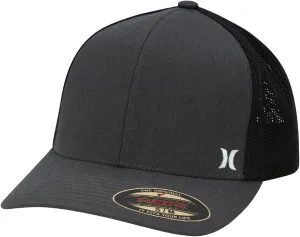 Hurley Men's Caps - Mini Icon Mesh Panel Baseball Cap - Fitted Hats for Men