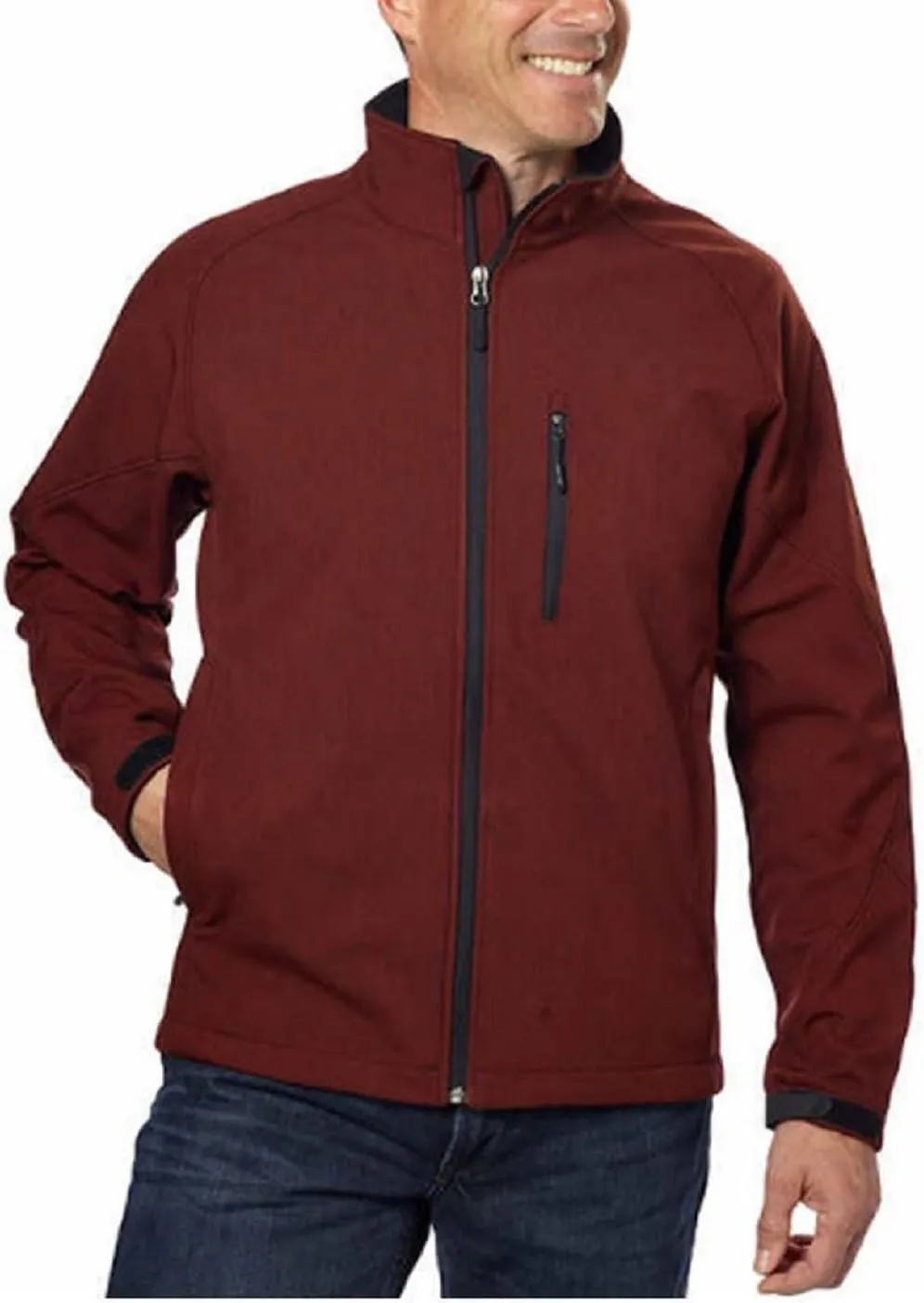 Kirkland Signature Men's Softshell 3-Layer Water Resistance Jacket