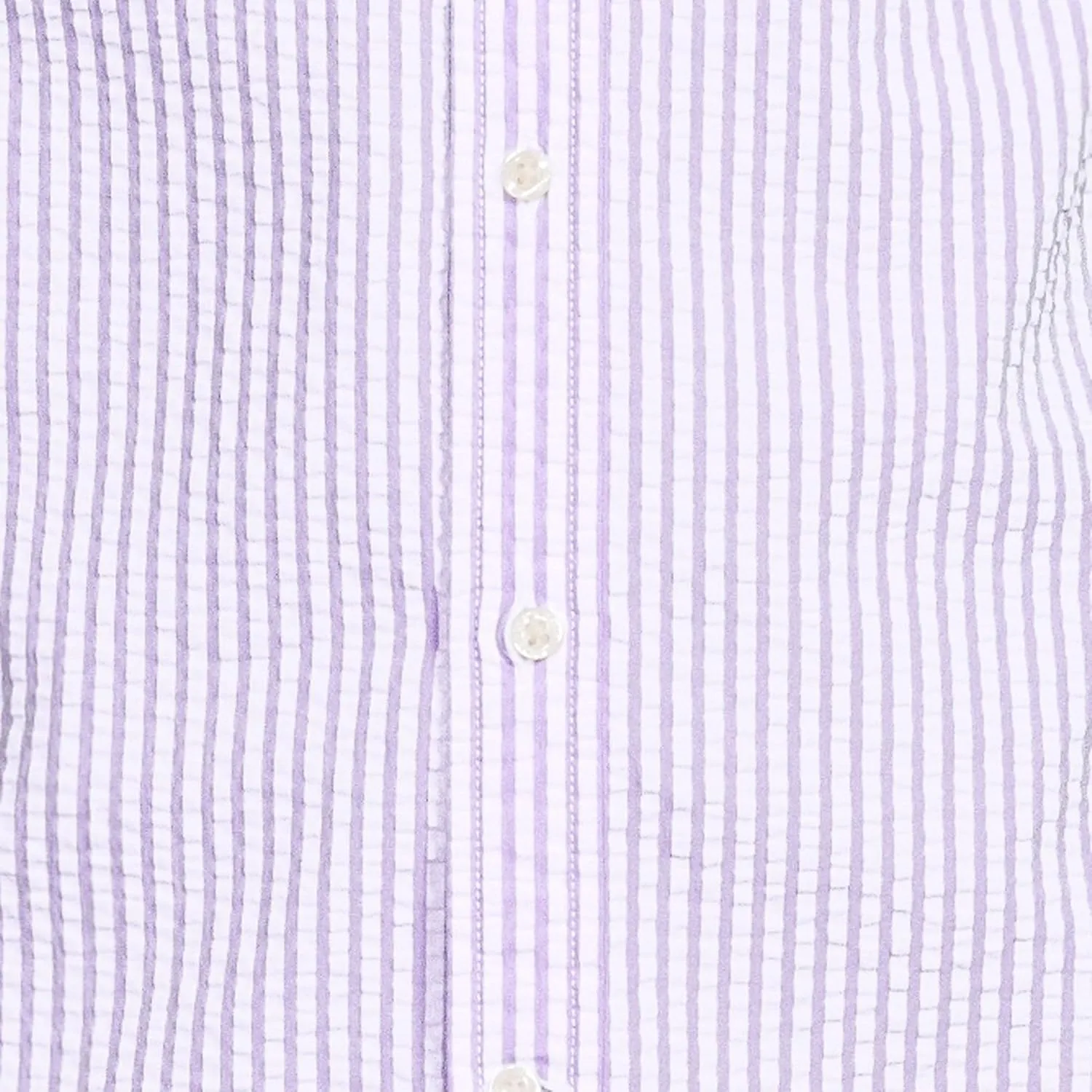 Lands' End Men's Short Sleeve Seersucker Shirt