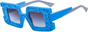 Large Frame Sunglasses for Women Fashion Gradient Color Popular Outdoors Sunshade Mirror Uv400