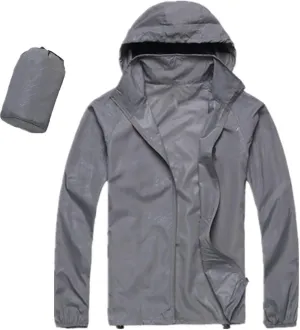 Lightweight Track Jacket Men Women Quick Dry Anti-UV Summer Cycling Activewear